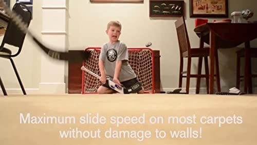 SLICK SHINNY Indoor Floor Carpet Foam Puck Shinny Knee Hockey Safe Soft Goalie Training Kids Toy - World's Greatest Shinny Puck! - Image 5