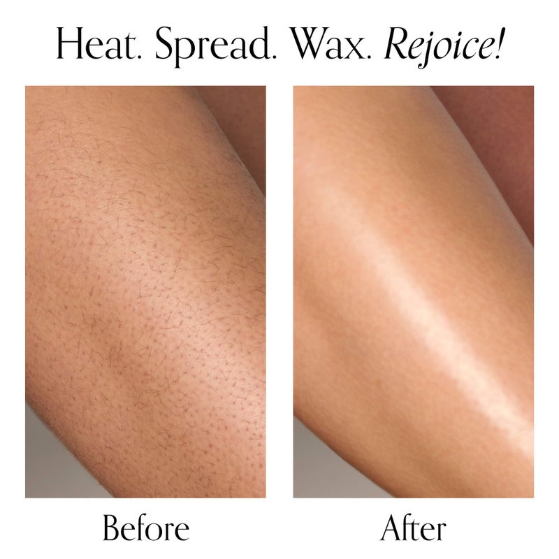 BLISS مجموعة شمع بلِس الشعرية لإزالة الشعر في المنزل - 5.3 أونصة سائلة - مجموعة شمع خالية من الشرائط قابلة للتسخين في الميكروويف - خالية من العطور - آمنة لجميع أنواع البشرة - 6 قطع - Image 2