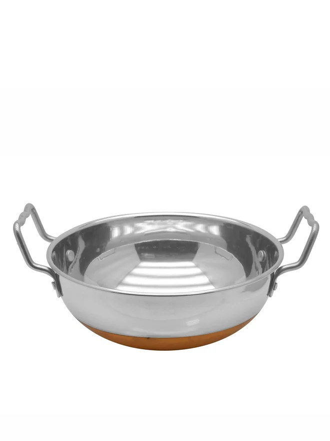 RAJ Copper Bottom Kadai 23cm