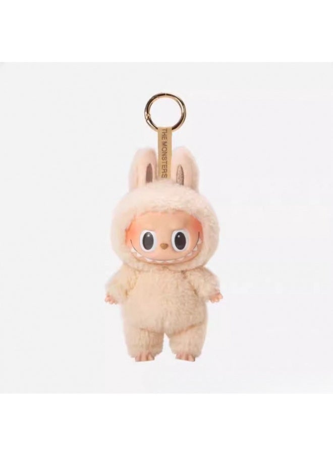 LABUBU Labubu Heart-fluttering Macaron Vinyl Face Blind Box Plush Toy Labubu Doll Keychain 