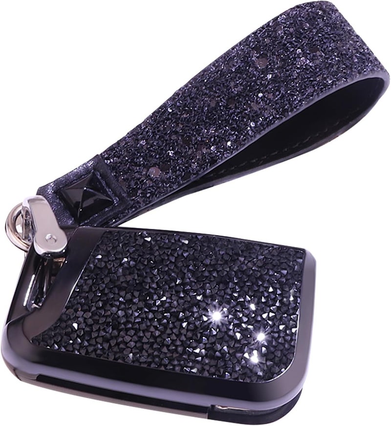 SANRILY Bling Rhinestone Key Fob Cover for Volkswagen
