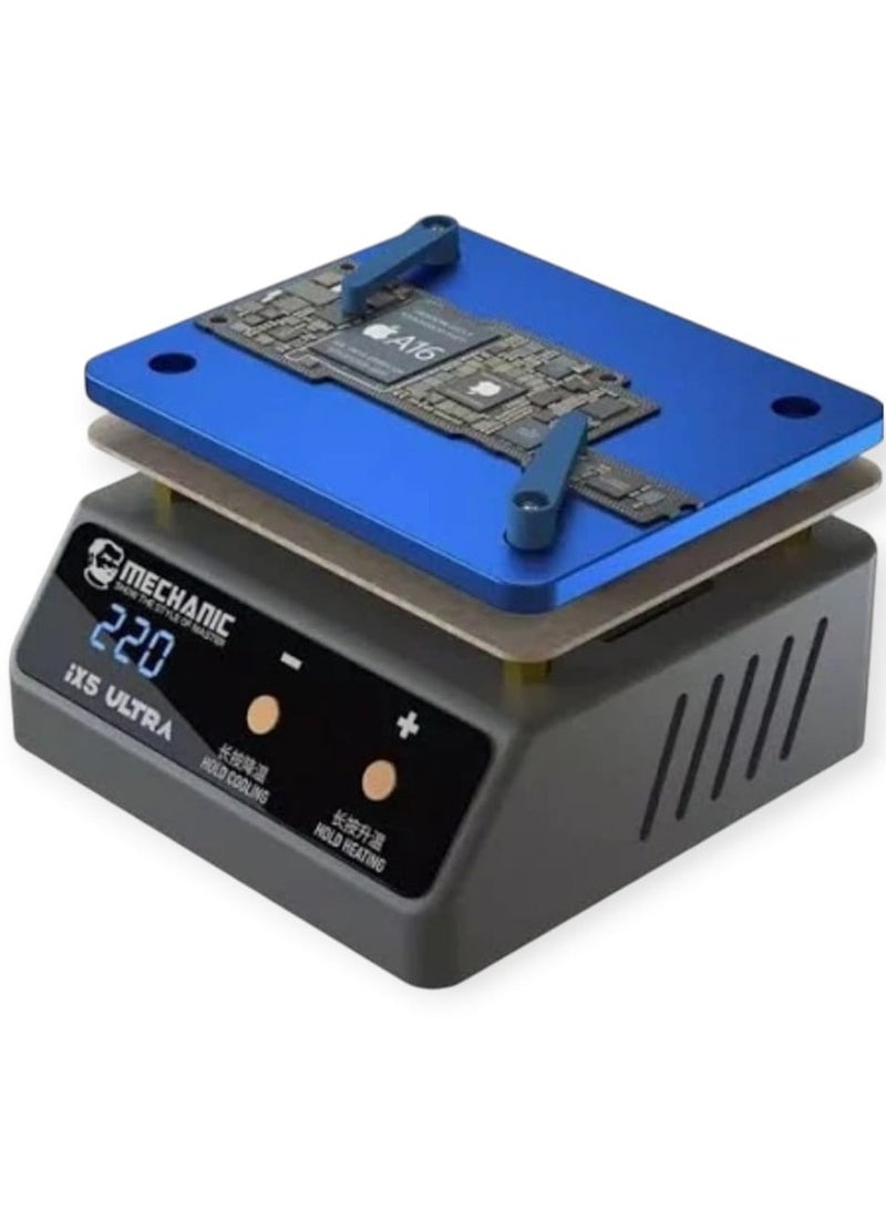 Mechanical IX5 Ultra Universal Preheating Platform for Mobile & Laptop Motherboard Repair – Adjustable Temperature, Smart Heating, Anti-Damage Design - Image 2