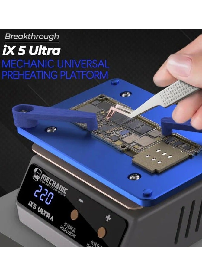 Mechanical IX5 Ultra Universal Preheating Platform for Mobile & Laptop Motherboard Repair – Adjustable Temperature, Smart Heating, Anti-Damage Design - Image 4