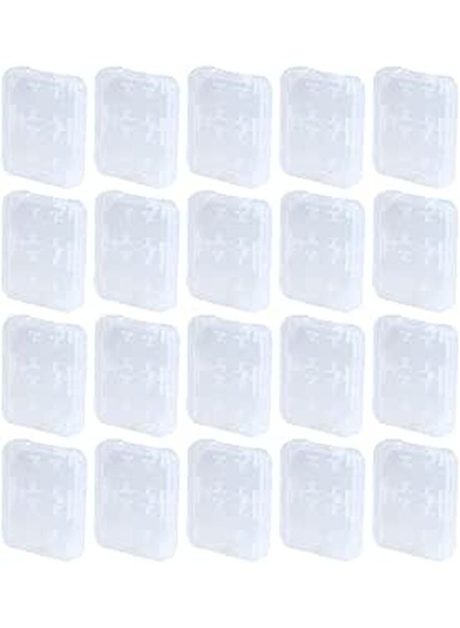 20 Pcs Memory Card Storage Case Holder With 8 Slots For Photographers And Travel Use - Image 1