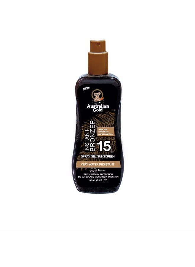 أوسترليان جولد جل رذاذ برونزر فوري من Australian Gold SPF15، 100 مل - Image 1