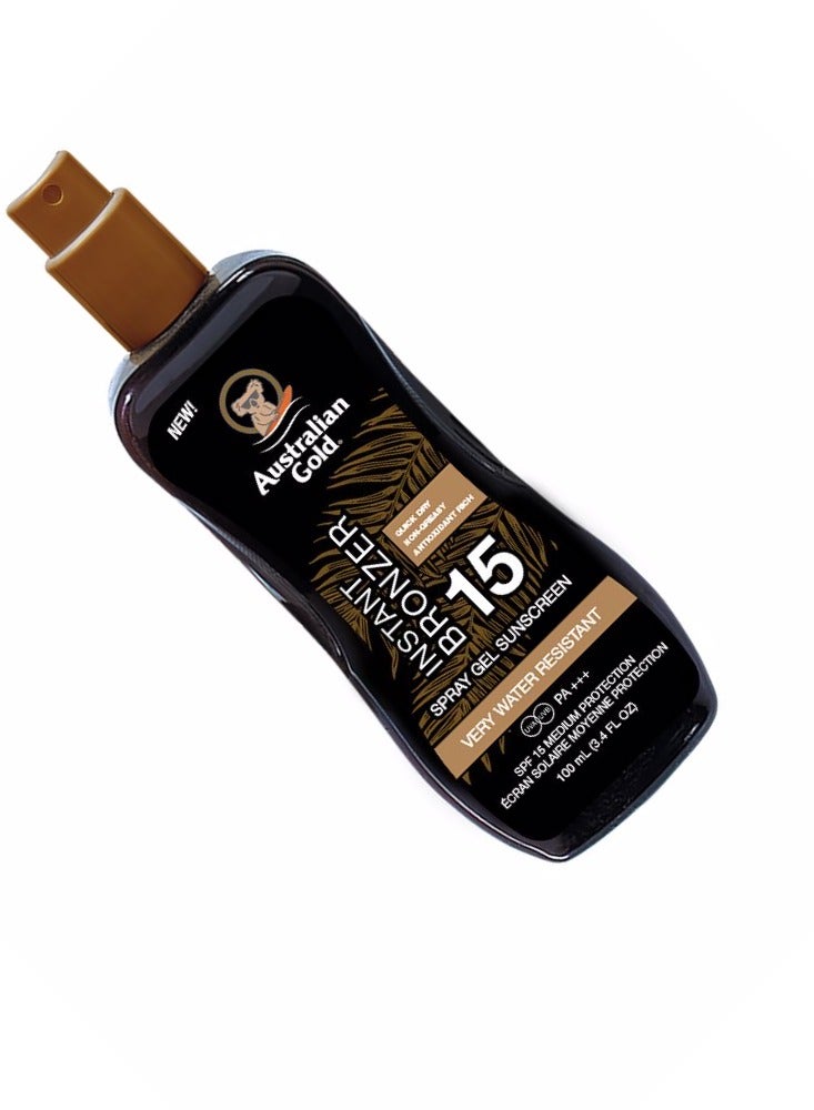 أوسترليان جولد جل رذاذ برونزر فوري من Australian Gold SPF15، 100 مل - Image 4