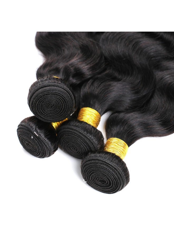 DAIMER 14 Inch Body Wave Human Hair One Bundle Double Weft Body Wave Bundles 10A Unprocessed Brazilian Virgin Hair Extensions For Black Women - Image 5