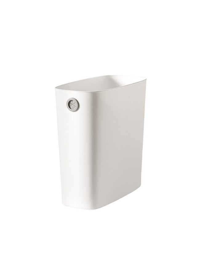 Generic - Plastic Waste Basket ，Plastic Small Trash Can Wastebasket, Garbage Container Basket for Bathrooms, Laundry Room, Kitchens, Offices, Kids Rooms, Dorms - Image 1