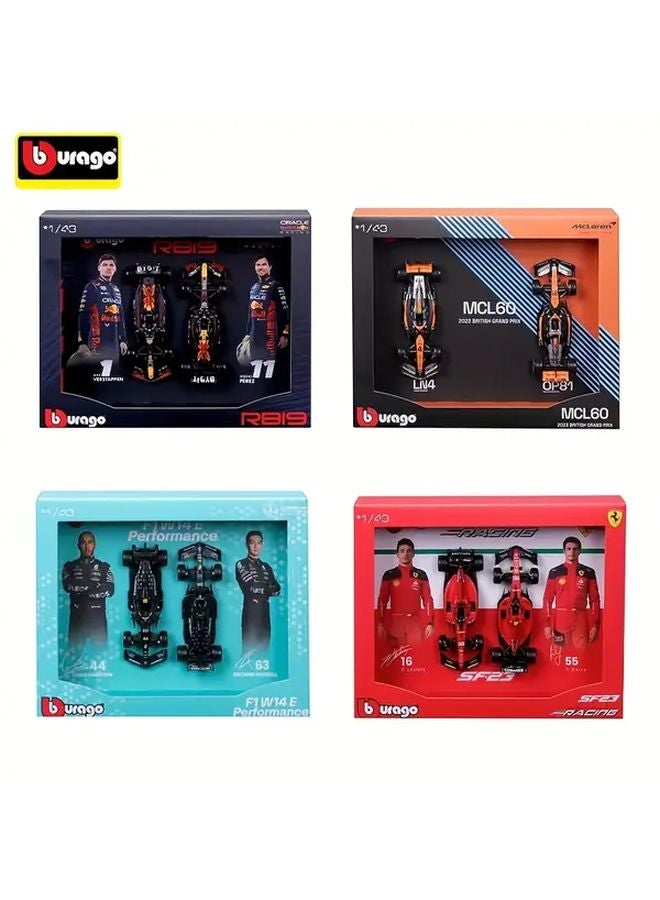 Ferrari SF23 1 43 Scale Alloy Car Model F1 Racing Collection Set - Image 2