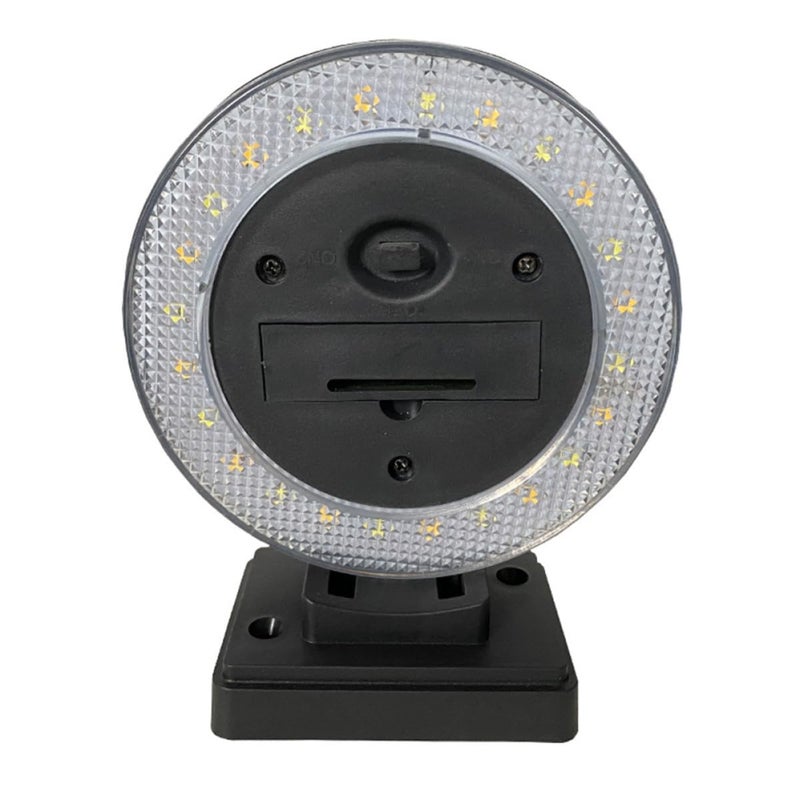 Dual Color Solar Wall Light Black Outdoor Fence Lamp For Yard Patio Garden - Image 2
