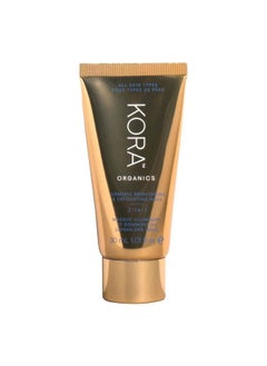 Kora Organics Turmeric Brightening & Exfoliating Mask 2-in-1 - Facial mask 30 ml 