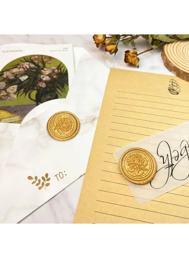 25pcs Handmade Wax Seal Stickers For Wedding Invitations Envelopes And Gift Wrapping - Image 3