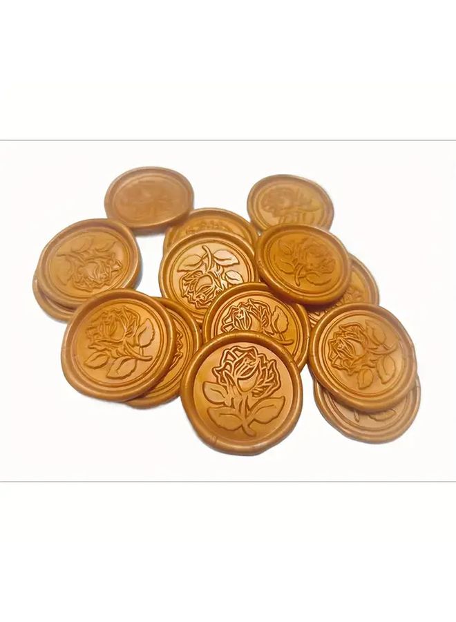 25pcs Handmade Wax Seal Stickers For Wedding Invitations Envelopes And Gift Wrapping - Image 1