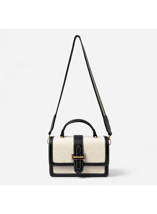 Women's handbag, white and black - Image 5