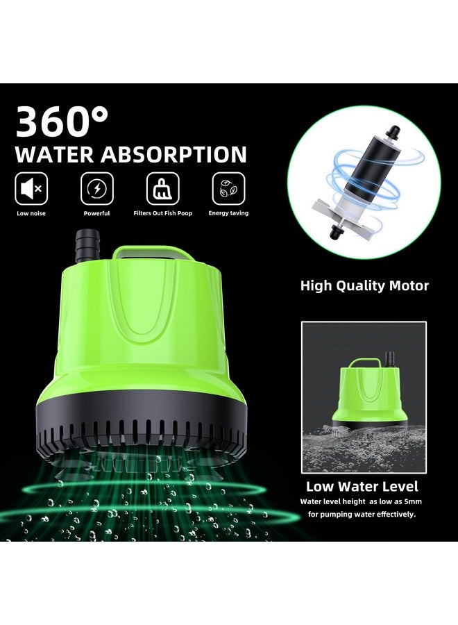 Fountain Submersible Water Pump: 660GPH 40W Small Sump Pump - Pond Pump for Outdoor Hydroponic Statuary Waterfall Aquarium Fish Tank - Image 5