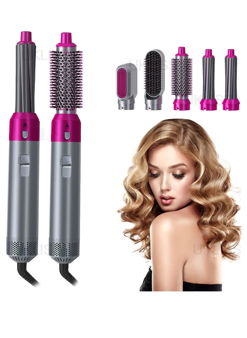 Phone Planet 5 in 1 Hair Dryer Brush with Hair Volumizer,Hot Air Brush,Scalp Massager,Curler and Straightener for Women Hair Styling  - Image 1