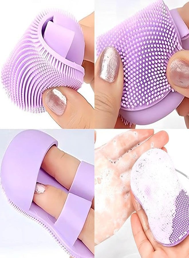 Kuruji Face Scrubber for Women and MeN Silicone Facial Cleansing Brush Deep Cleansing and Exfoliating Soft Facial Cleansing Acne Blackheads Removing - Image 2