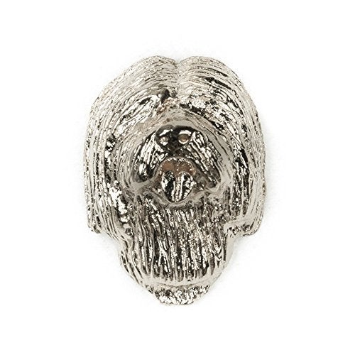DOG ARTS JP Tibetan Terrier Made in U.K Artistic Style Dog Clutch Lapel Pin Collection - Image 1