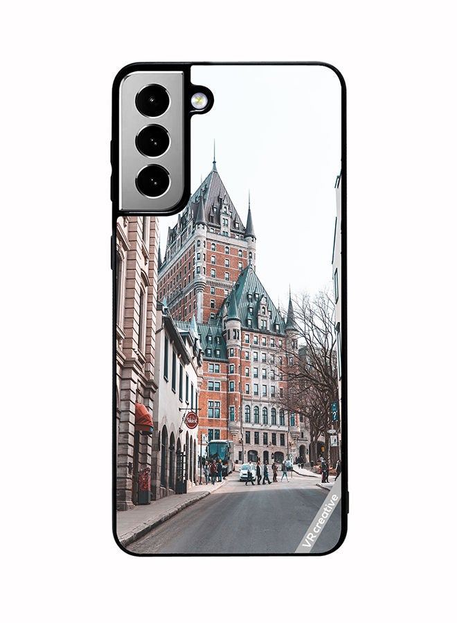 VR CREATIVE Protective Case Cover For Samsung Galaxy S21 FE 5G Frontenac Design Multicolour - Image 1