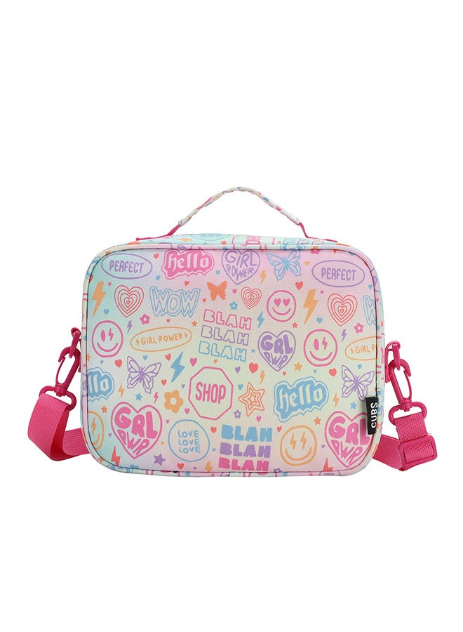 CUBS Printed Waterproof lunch bag with removable shoulder strap carrying your favorite meals to school, work or while traveling - Image 3