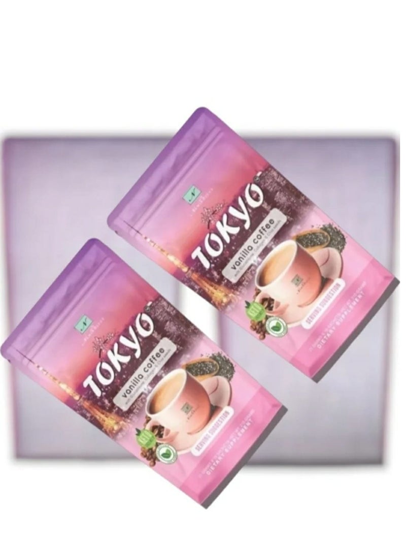 طوكيو قهوة الفانيليا مع ا لجلوتاثيون والكولاجين وبذور الشيا - Image 2