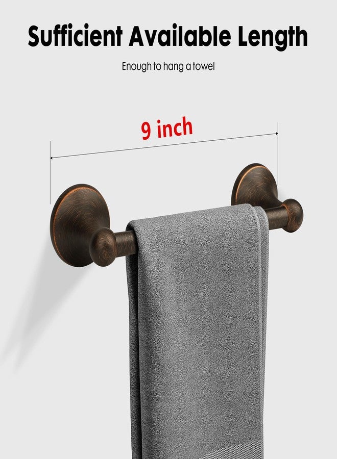 Ntipox Antique Hand Towel Holder Oil Rubbed Bronze for Bathroom,Towel Bar 9-Inch,Bathroom Accessories Towel Ring, Wall Mounted,Towel Hanger for Bathroom - Image 5