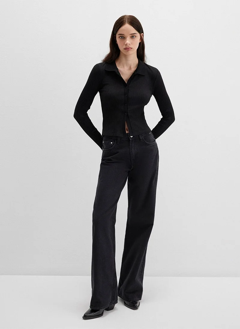 MAVI Black Polo T-Shirt