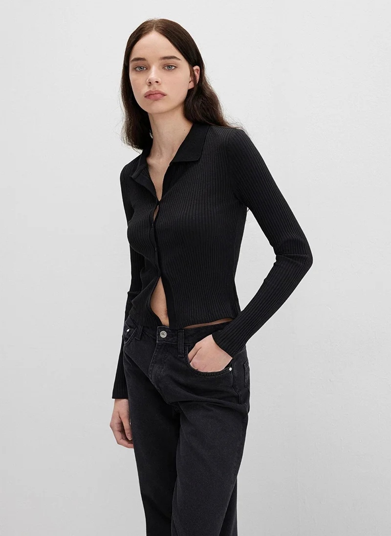 MAVI Black Polo T-Shirt