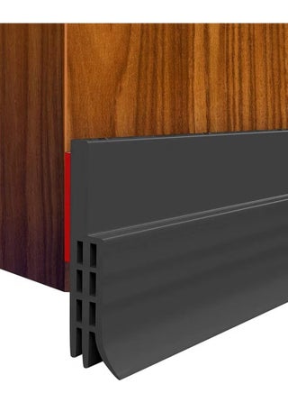 Adhesive Under Door Sweep Weather Stripping Soundproof Rubber Bottom Seal with Wider Strong for Interior Exterior Doors Guard Against Drafts Dust Noise Animals (1M Black) - pzsku/Z32F86EF96CB4756AAE7DZ/45/_/1710140271/dc91e0e4-7224-42ab-befc-8891a2faeeb8