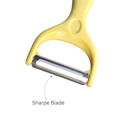 XML Peeler Knife for Kitchen Mini Vegetable Fruit Plastic Ultra Sharp Heavy Duty Multipurpose Small (1) - Image 4