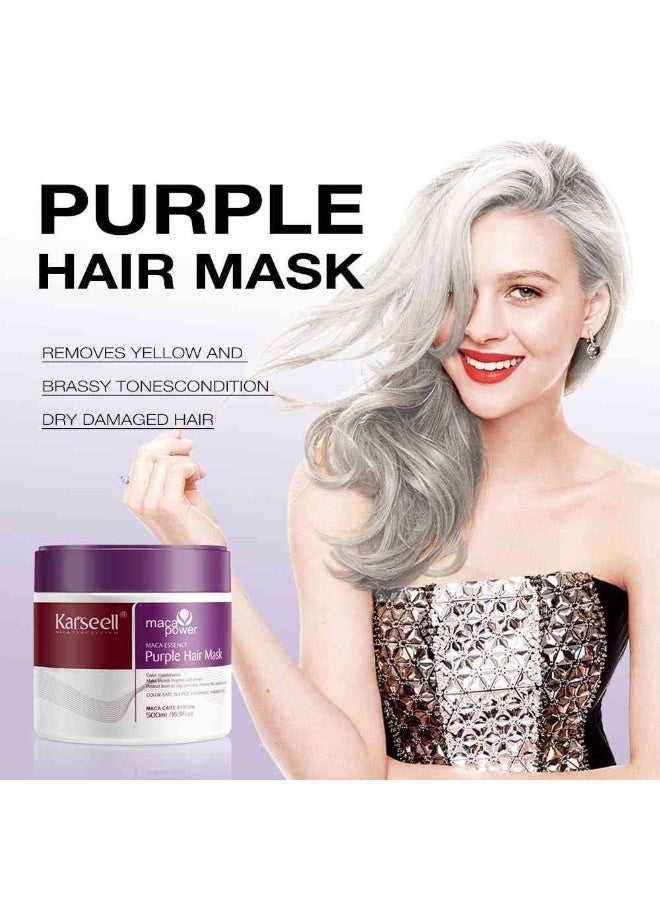 Karseell Purple Hair Mask 500 ml - Image 3