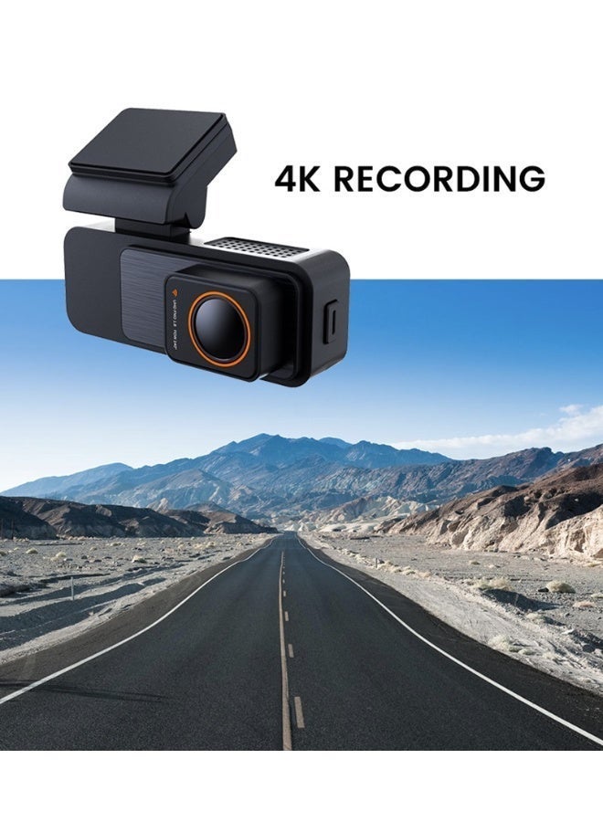 Dual Lens 4k Front+1080P Rear Mini Dash Cam with Wifi Gps Logger Fit Max 512g Card Night Vision Car Camera - Image 4