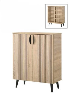 Multi-purpose shoe rack with 2 doors