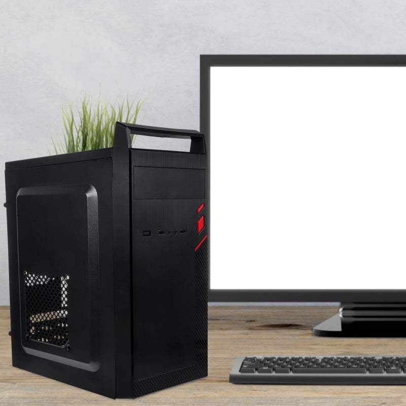 علبة كمبيوتر معدنية مدمجة صغيرة الحجم SFF لشاسيه Mini ITX لمكتب المنزل لجهاز الكمبيوتر المكتبي - Image 4