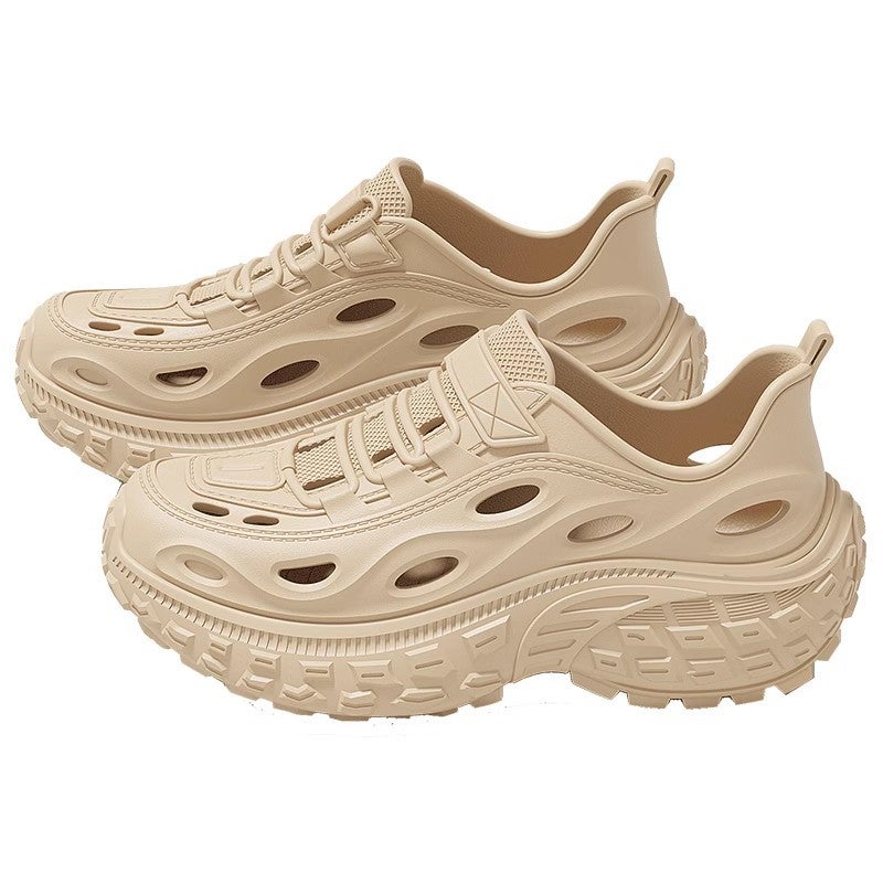 Sandals Mens Sports Summer Outwear Fashion Brand 2025 Beach Outdoor Non-Slip Thick Slippers for Mens Summer Flesh color - Image 1