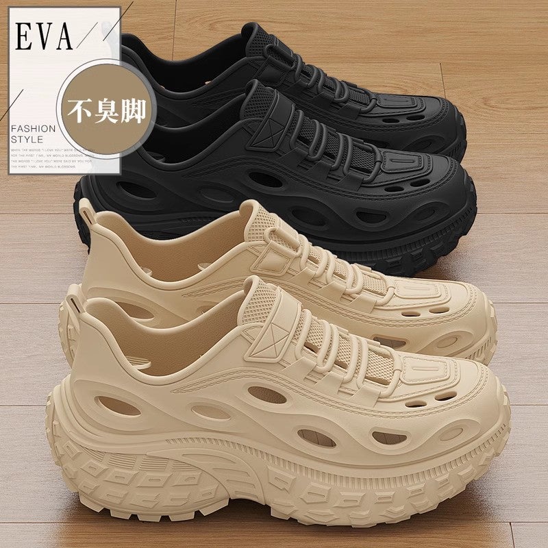 Sandals Mens Sports Summer Outwear Fashion Brand 2025 Beach Outdoor Non-Slip Thick Slippers for Mens Summer Flesh color - Image 3