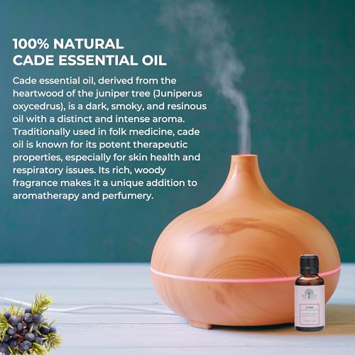 Devinez Cade Essential Oil (10ml) - 100% Pure & Rectified for Stubborn Dandruff, Itchy Scalp Care & Smoky Leather Perfumery - Image 2
