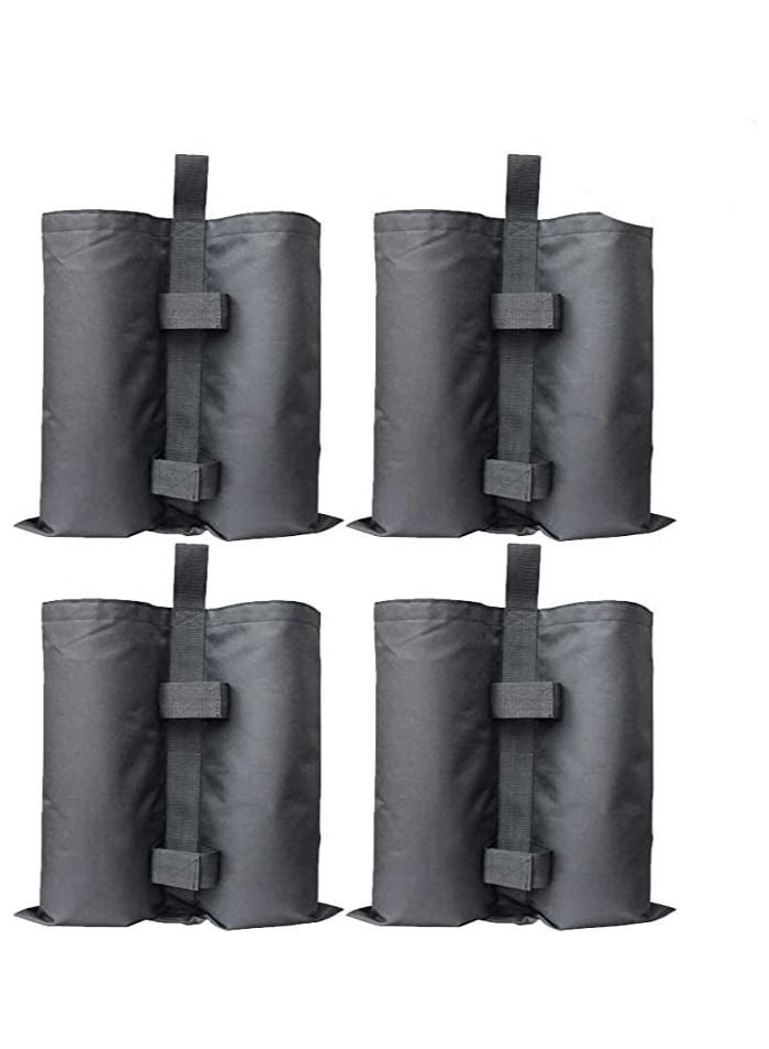 Canopy Weight Bags, 4 Pack Double-Stitched Sand Bags for Canopy Legs, Tent Weights for Legs, Heavy Duty Gazebo Weights Sandbags for Patio Umbrella Base, Outdoor Pop Up Tent, Sun Shelter, Pool Ladder - Image 1