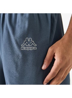 Kappa Kappa Logo Print Shorts with Elasticated Waistband and Pockets  - Image 2