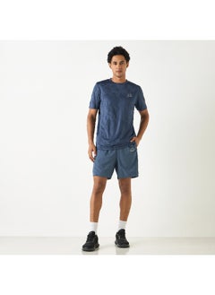 Kappa Kappa Logo Print Shorts with Elasticated Waistband and Pockets  - Image 3