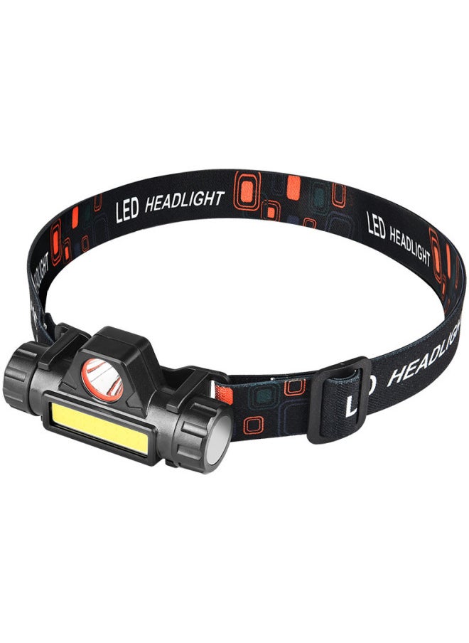 Generic - Headlamp/head Torch Decorative Lighting/headlights Head-mounted Flashlight/headlamp Head-mounted Flashlight-Color:101 Induction Headlamp [1200 MA Charging Cable English Color Box]] - Image 1