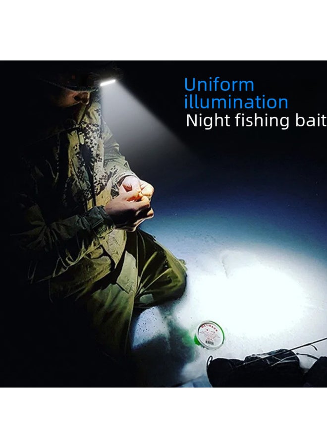 Generic - Headlamp/head Torch Decorative Lighting/headlights Head-mounted Flashlight/headlamp Head-mounted Flashlight-Color:101 Induction Headlamp [1200 MA Charging Cable English Color Box]] - Image 1