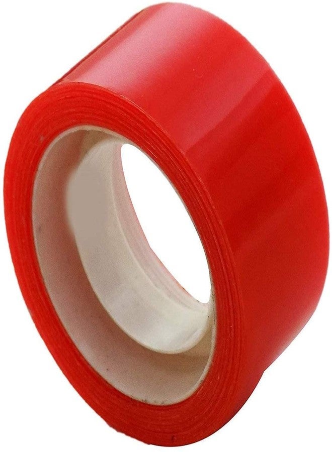 بلوشيا شريط لاصق للشعر المستعار من BLUSHIA بطول 20 متر، شريط لاصق للشعر المستعار/شريط لاصق للشعر المستعار/شريط لاصق أحمر مزدوج الجوانب (شريط أحمر) - Image 4