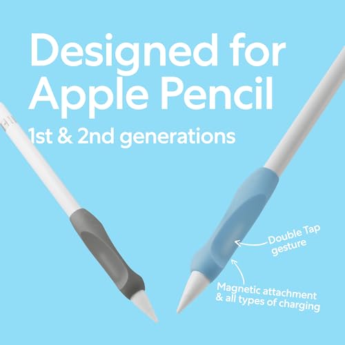Paperlike's Pencil Grips for Apple Pencil 1st & 2nd Generation, USB-C & Pro - Set of 2 - Ergonomic Precision - Image 5