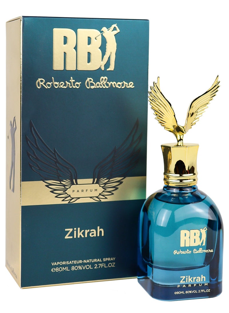 Roberto Ballmore Zikrah Vaporisateur Natural Spray - Parfum 80ml - Image 1