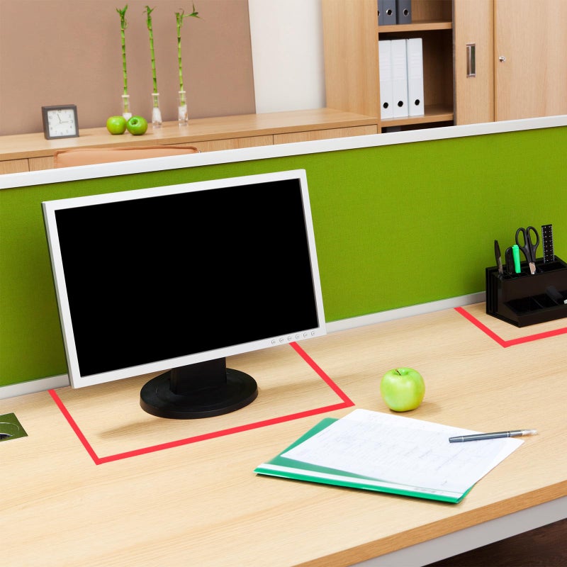 PATIKIL 1-1/5" Whiteboard Tape, Thin Dry Erase Tape for Graphic Chart Marking DIY Art, Dark Yellow - Image 5