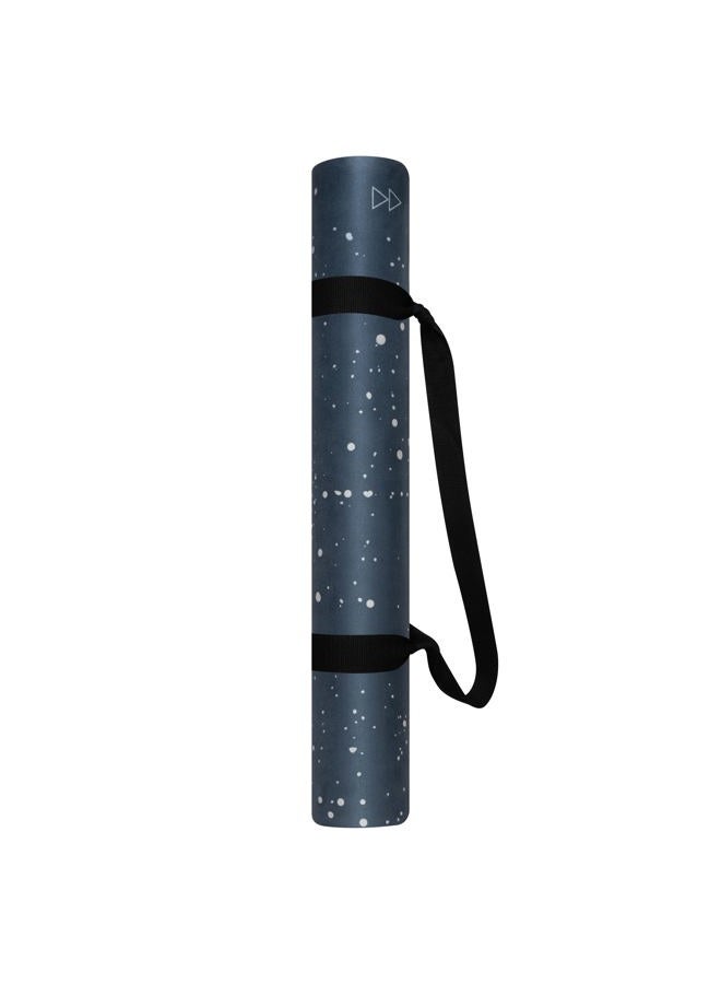 YOGA DESIGN LAB | The Combo Yoga Mat | 2-in-1 Mat+Towel | Eco Luxury | Ideal for Hot Yoga, Power, Bikram, Ashtanga, Sweat | Studio Quality | Includes Carrying Strap! (Celestial, 5.5mm) - Image 2