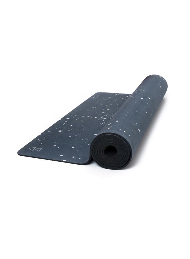 YOGA DESIGN LAB | The Combo Yoga Mat | 2-in-1 Mat+Towel | Eco Luxury | Ideal for Hot Yoga, Power, Bikram, Ashtanga, Sweat | Studio Quality | Includes Carrying Strap! (Celestial, 5.5mm) - Image 3