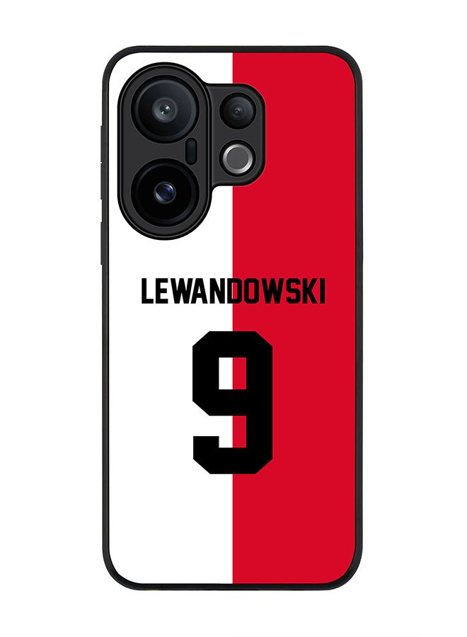 Stylizedd For vivo X200 FE / S30 Pro mini Case,Slim fit Camera Protection, Shockproof Thin Phone cover  - Football - Poland,  Lewandowski