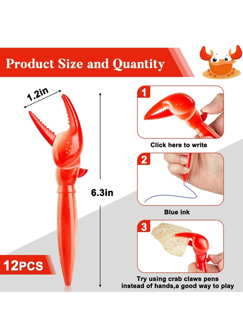 Generic Crab Claw Ballpoint Pen for Kids, Fun Sea Life Writing Supplies for School and Birthday Parties  - Image 2
